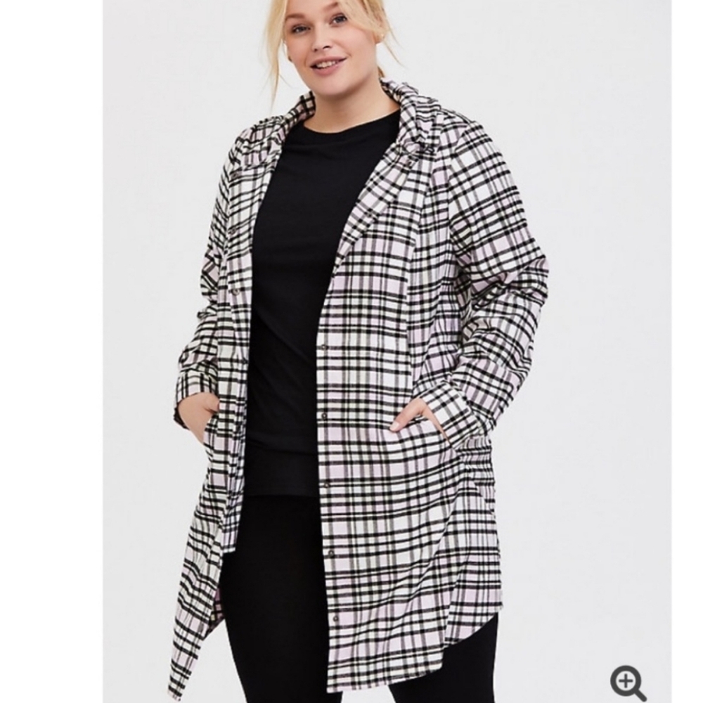 Torrid hooded jacket.